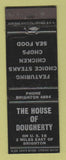 Matchbook Cover - House of Dougherty Brighton MI