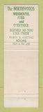 Matchbook Cover - Northwood Marquette MI