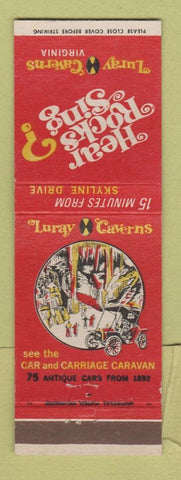 Matchbook Cover - Luray Caverns VA Car Caravan