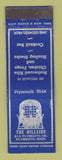 Matchbook Cover - The Hillside Restaurant Plymouth MI