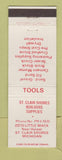 Matchbook Cover - St Clair Shores Builders Supply MI