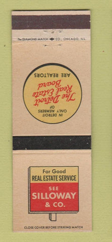 Matchbook Cover - Silloway Real Estate Detroit MI