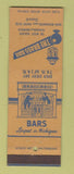 Matchbook Cover - The Brass Rail Bar Detroit MI