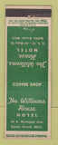 Matchbook Cover - The Williams House Hotel Battle Creek MI