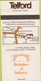 Matchbook Cover - Telford Development Priorslee Hall Salop  30 Strike