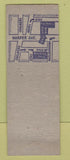 Matchbook Cover - Apex Bar Detroit MI Camiel DeMeulemeester