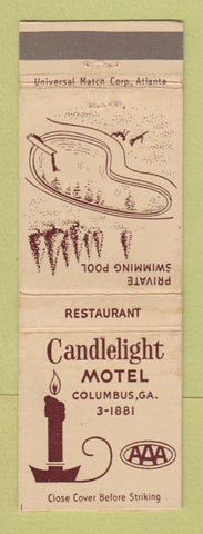 Matchbook Cover - Candlelight Motel Columbus GA WEAR