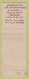 Matchbook Cover - Candlelight Motel Columbus GA WEAR