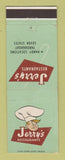 Matchbook Cover - Jerry's Restaurants