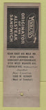 Matchbook Cover - Marcus Restaurant Steak Sandwich Detroit? MI WEAR