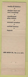 Matchbook Cover - Holiday House Women's Clothes Estes Park Colorado