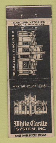 Matchbook Cover - White Castle Hamburgers WEAR