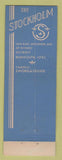 Matchbook Cover - STockholm Restaurant Detroit MI WEAR