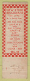 Matchbook Cover - New York Restaurant Catskill NY feature WRITING