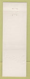 Matchbook Cover - Irving Clothes Shops Detroit Grosse Pointe MI women's