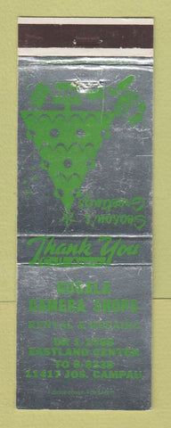 Matchbook Cover - Gugala Camera Shops Detroit MI Christmas WEAR