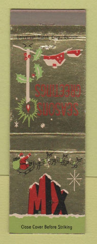 Matchbook Cover - Michigan Express MX Trucking Christmas