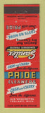 Matchbook Cover - Pride Cleaners Yipsilanti MI
