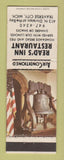 Matchbook Cover - Read's Inn Restaurant Traverse City MI