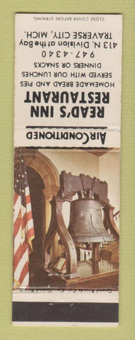 Matchbook Cover - Read's Inn Restaurant Traverse City MI