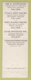 Matchbook Cover - Sign of the Beefeater Royal Oak East Detroit Dearborn MI