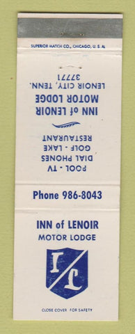 Matchbook Cover - Inn of Lenoir Motor Lodge Lenoir City TN