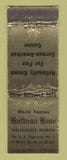 Matchbook Cover - Hofbrau Haus Hallandale FL German WEAR