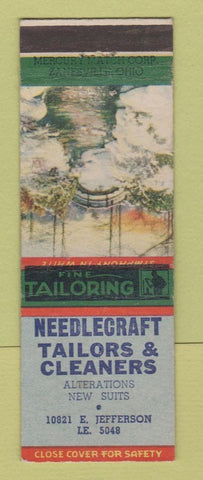 Matchbook Cover - Needlecraft Tailors Cleaners Detroit MI