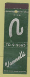 Matchbook Cover - Vannelli Italian Restaurant Detroit MI