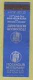 Matchbook Cover - Stockholm Restaurant New York City