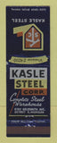 Matchbook Cover - Kasle Steel Corp Detroit MI