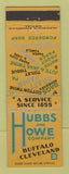 Matchbook Cover - Hubbs and Howe Buffalo NY Cleveland OH