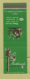 Matchbook Cover - Northwoods Marquette MI