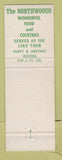 Matchbook Cover - Northwoods Marquette MI