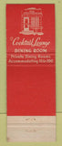 Matchbook Cover - Inman Hotel Champaign IL