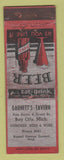 Matchbook Cover - Garnett's Tavern Bay City MI WORN