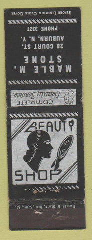 Matchbook Cover - Mable Stone Beauty Salon Auburn NY