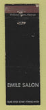 Matchbook Cover - Emile Salon Detroit MI hair WEAR
