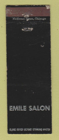 Matchbook Cover - Emile Salon Detroit MI hair WEAR