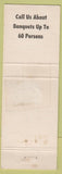 Matchbook Cover - Kino Castillo's Mexican Restaurant Fresno CA