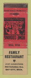 Matchbook Cover - Family Restaurant Bay City MI WEAR