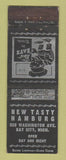 Matchbook Cover - New Tasty Hamburg hamburgers Bay City MI WEAR