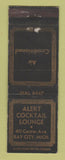 Matchbook Cover - Alert Cocktail Lounge Bay City MI WORN