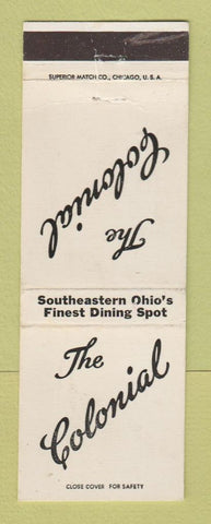 Matchbook Cover - The Colonial Restaurant Jackson OH