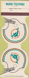 Matchbook Cover - Miami Dolphins 1983 Football Schedule