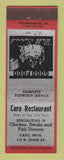 Matchbook Cover - Caro Restaurant Caro MI