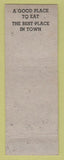 Matchbook Cover - Caro Restaurant Caro MI