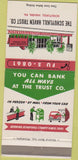 Matchbook Cover - Schuylkill Haven Trust Bank PA 30 Strike