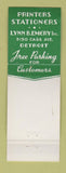 Matchbook Cover - Emery's Office Supply Detroit MI Printers