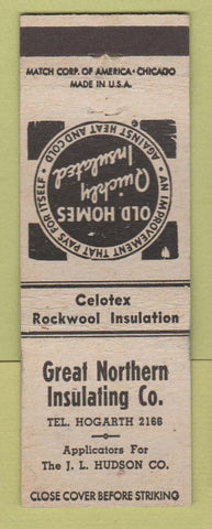 Matchbook Cover - Great Northern Insulating  WEAR